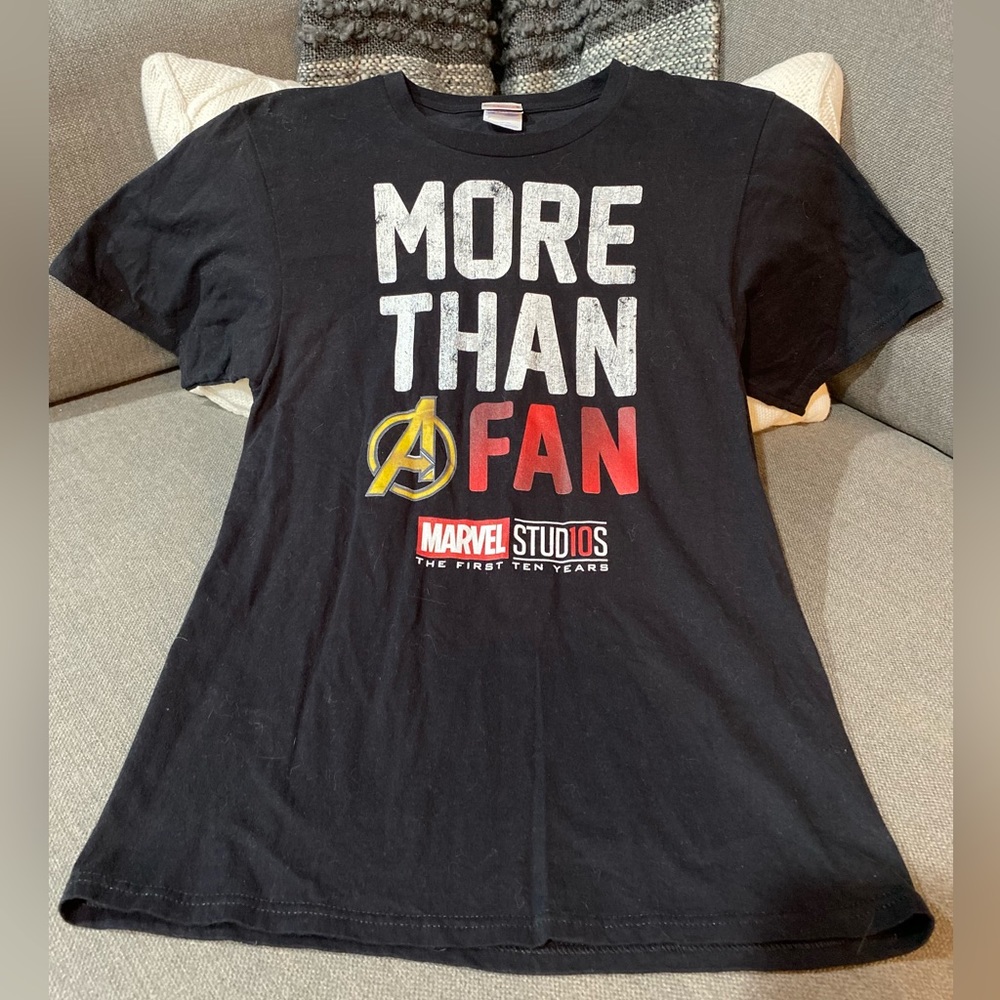 MARVEL STUDIOS More Than A Fan Short Sleeve T-Shirt - Unisex - Size Small